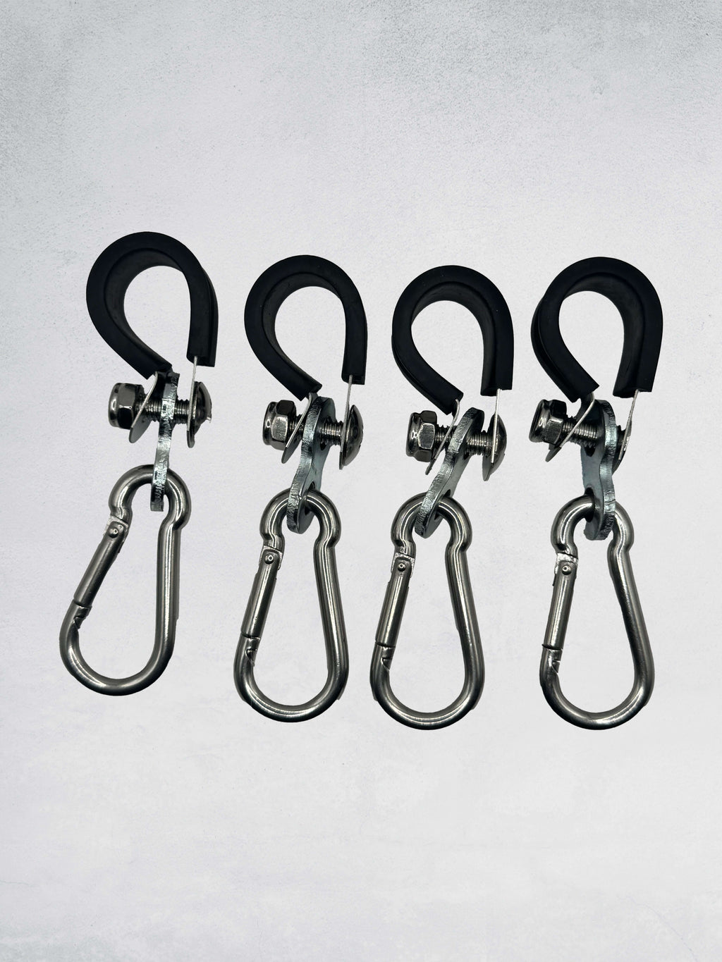 Marshin Whips Flag Clips | 5/8" Billet Aluminum Pair
