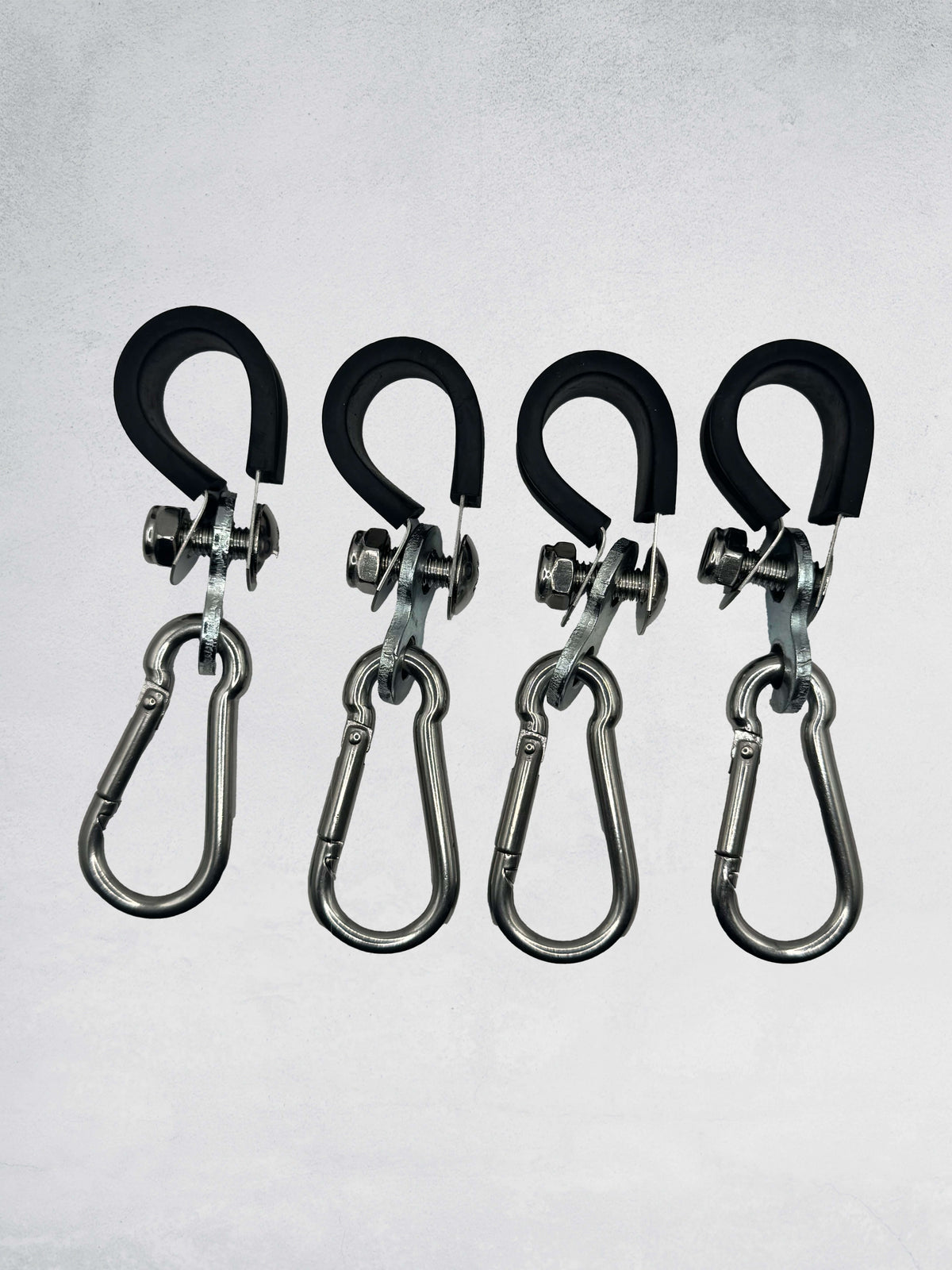 Marshin Whips Flag Clips | 5/8" Billet Aluminum Pair