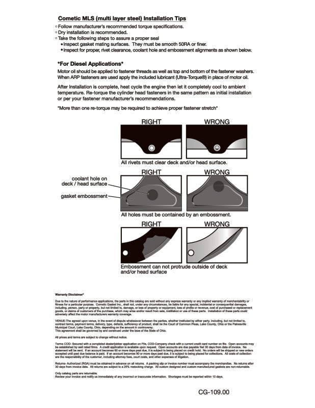 Cometic Gasket GM LSX Gen-4 SB V8 .071in DST Cyl. HG - 4.200in Bore - 1/2in & 3/8in Studs - LHS