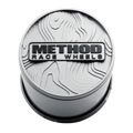 Center Cap | TOPO Push-Through | Silver