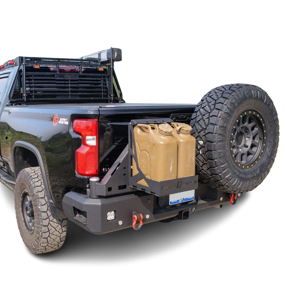 Chassis Unlimited 2020-Current GMC Sierra 2500/3500 Octane Dual Swing Out Rear Bumper