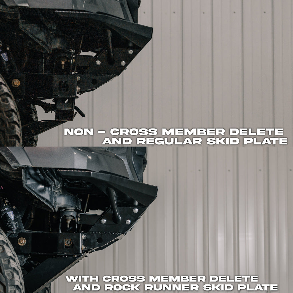 Tacoma Rock Runner Front Skid Plate w/Cross Member Delete/ 3rd Gen / 2016-2023