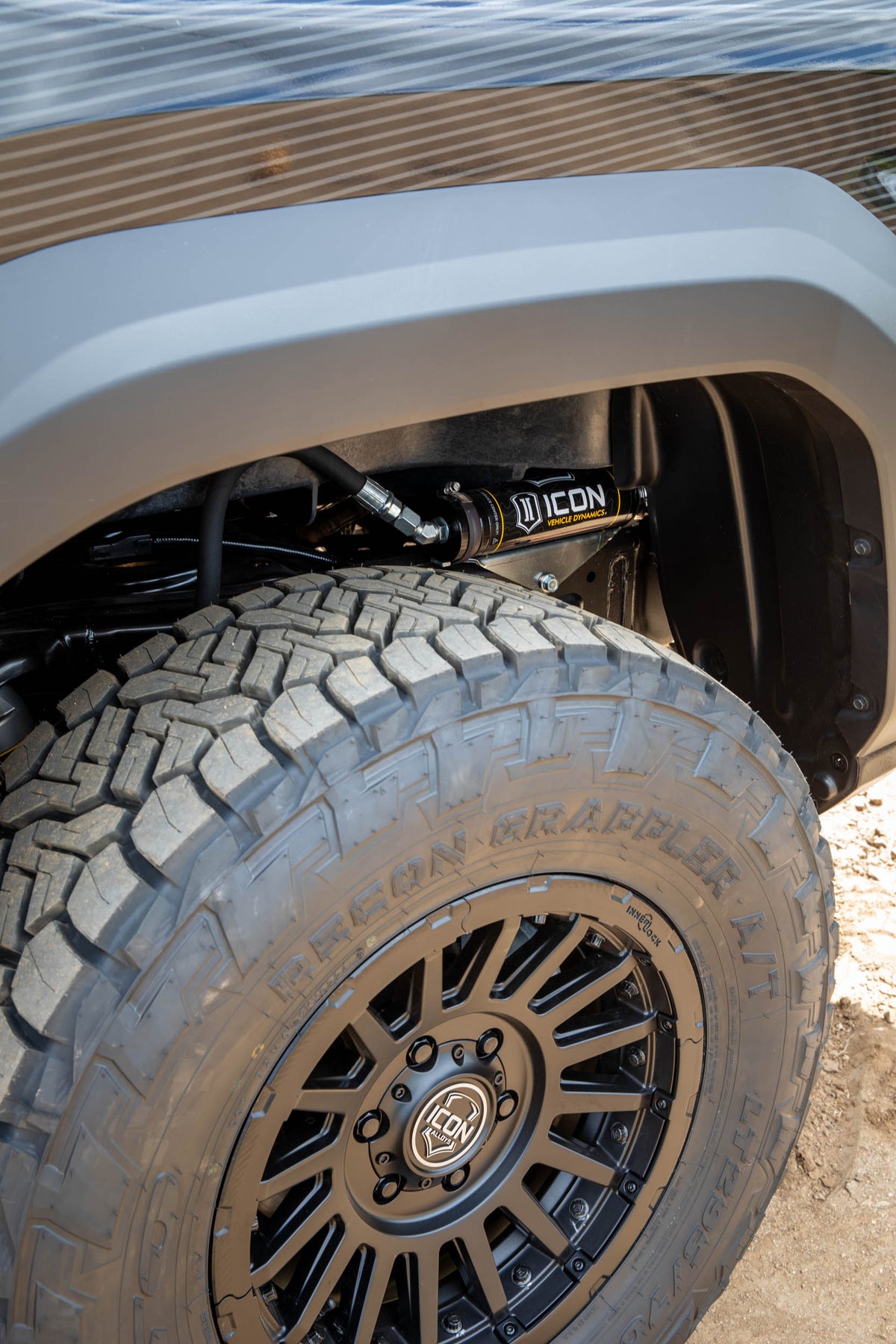 ICON 2024-2025 Toyota Tacoma 1.25-3" Lift, Stage 4 Suspension System, Tubular