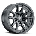 ICON Alloys Vector 5, Satin Black, 17 x 8.5 / 5 x 150, 25mm Offset, 5.75" BS