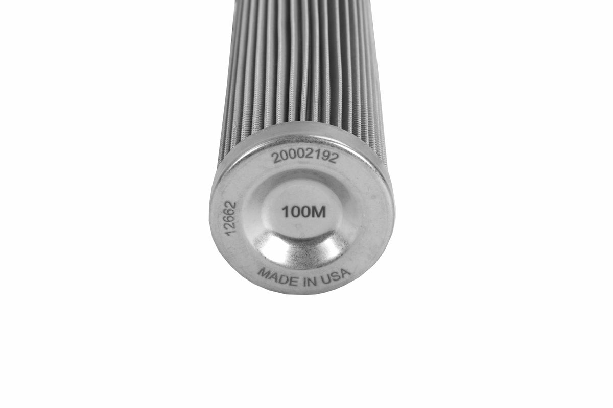 100 Micron Extreme Flow Fuel Filter with AN-16 ORB Ports & Stainless Mesh Element