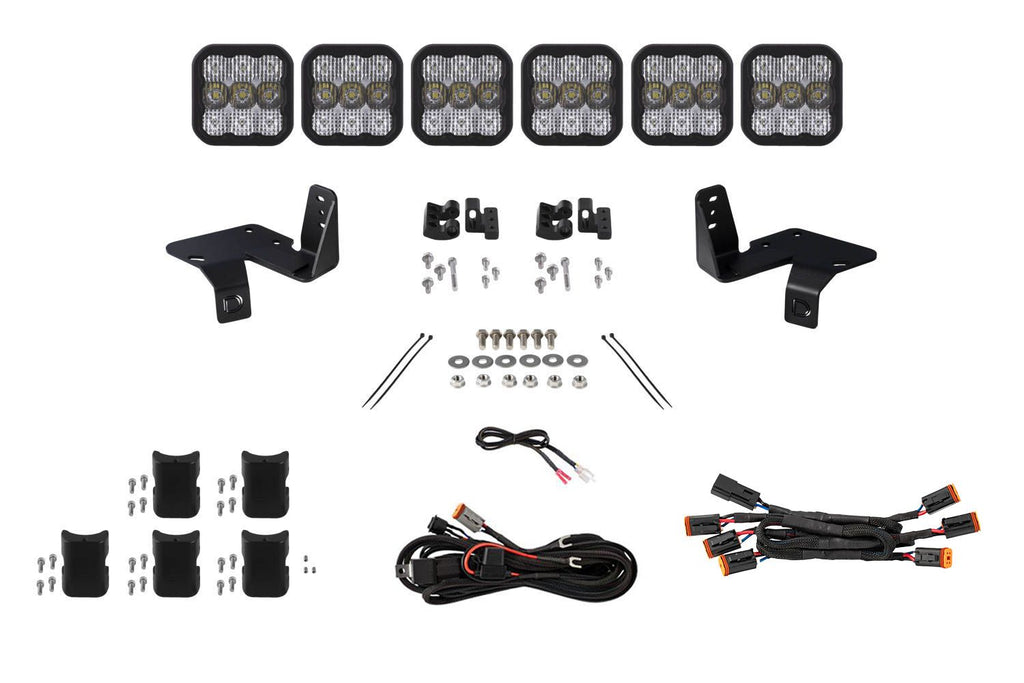 Diode Dynamics SS5 Grille CrossLink Lightbar Kit for 2020-2022 Ford Super Duty