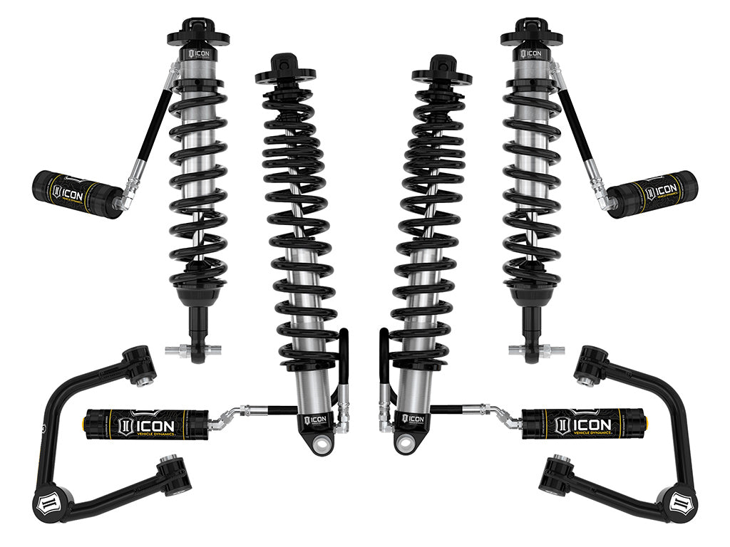 ICON 2021-2026 Ford Bronco, Non-Sasquatch, 3-4" Lift, Stage 4 Suspension System, Tubular