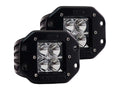RIGID D-Series PRO Flush White Flood LED Pair