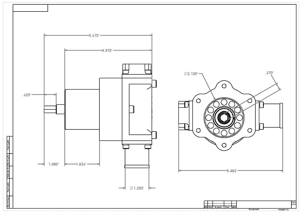12-Series Hex Drive Mechanical Pump