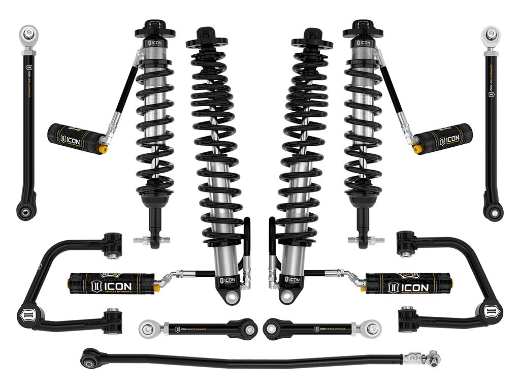 ICON 2021-2026 Ford Bronco, Non-Sasquatch, 3-4" Lift, Stage 7 Suspension System, CDCV, Tubular, Heavy Rate Rear Springs