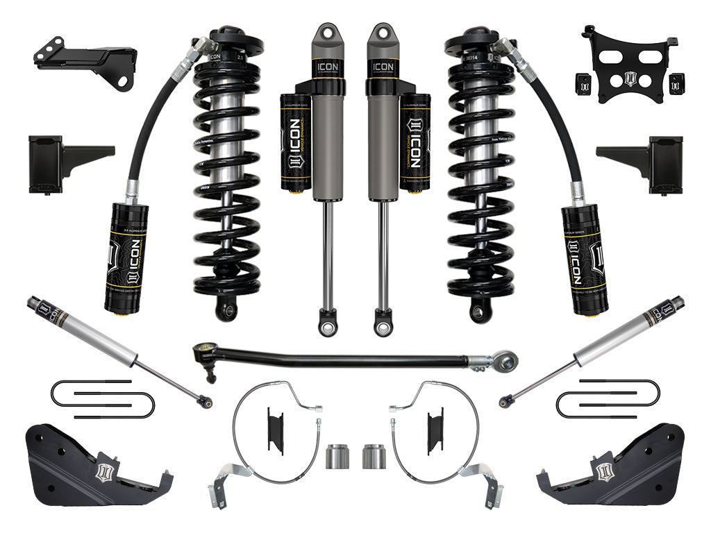 ICON 2023-2025 Ford F-250/F-350 Super Duty 4WD, 4-5.5" Lift, Stage 4 Coilover Conversion System