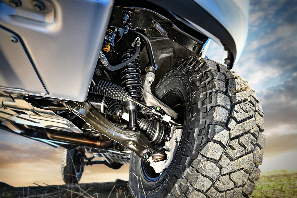 ICON 2021-2025 Ford F-150 Tremor, 2.5-3" Lift, Stage 4 Suspension System, Tubular, CDCV, w/ Leaf Packs