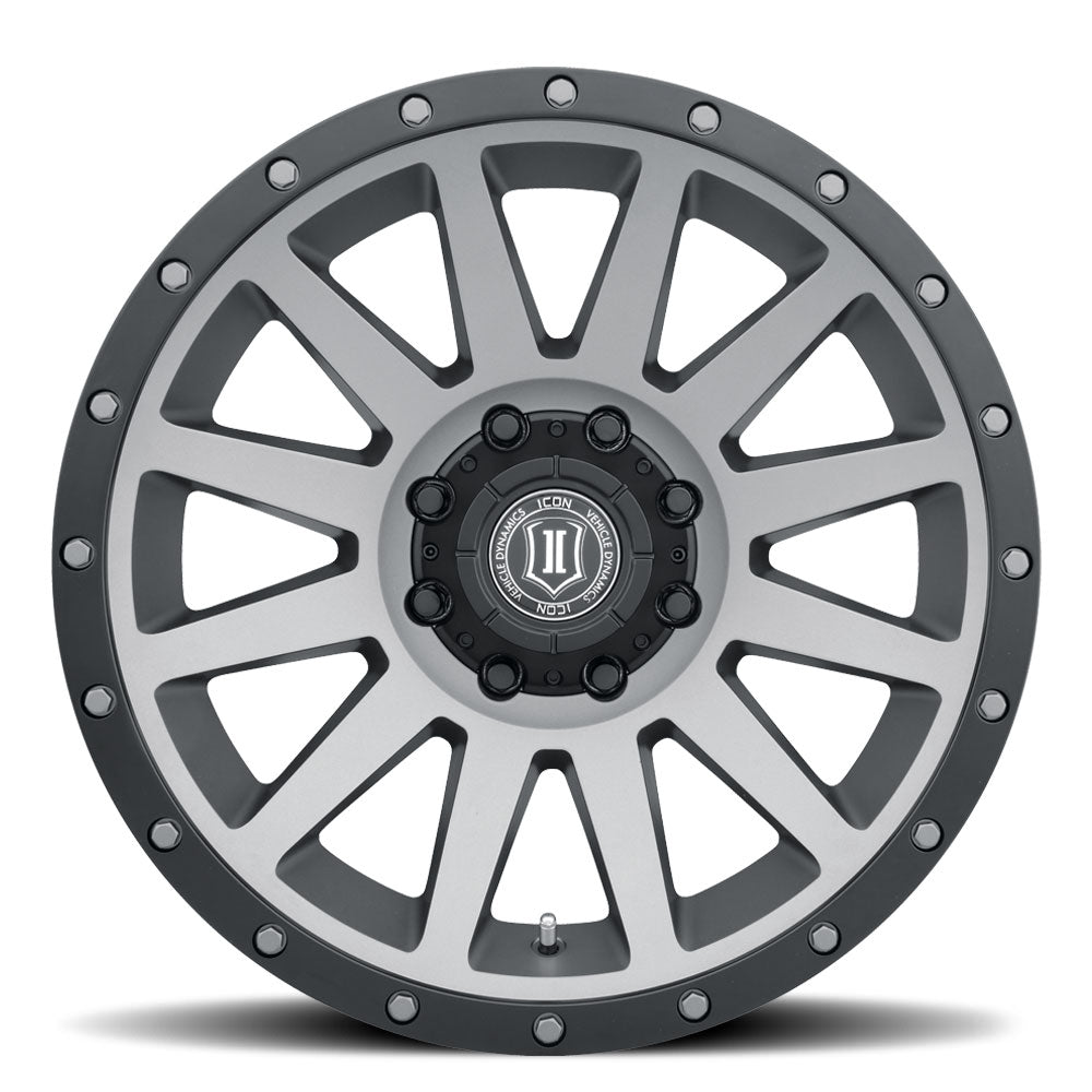 ICON Alloys Compression, Titanium, 20 x 10 / 8 x 180, -19mm Offset, 4.75" Backspace
