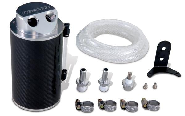 Mishimoto Carbon Fiber Oil Catch Can 10mm Fittings