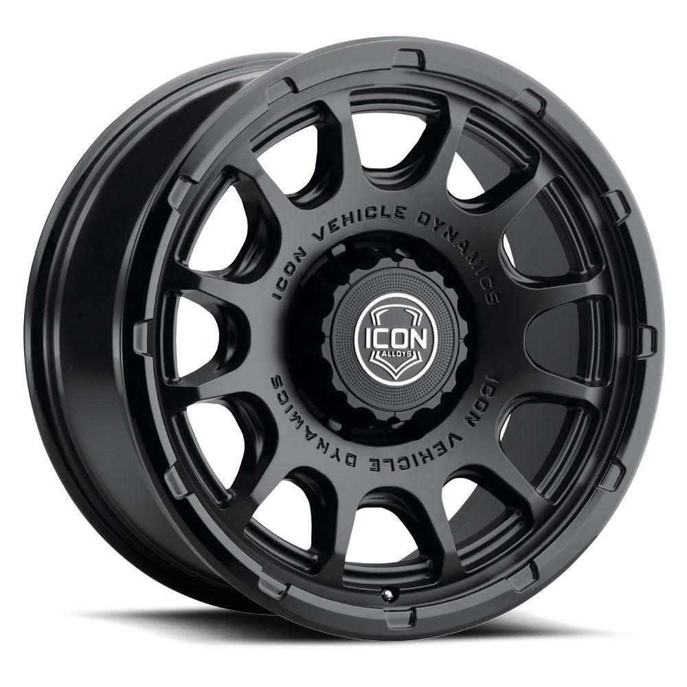 ICON Alloys Rancho, Double Black, 20 x 9 / 8 x 170, 6mm Offset, 5.25" BS