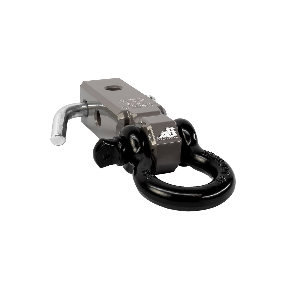 Shackle Block 2" Assembly - Grey