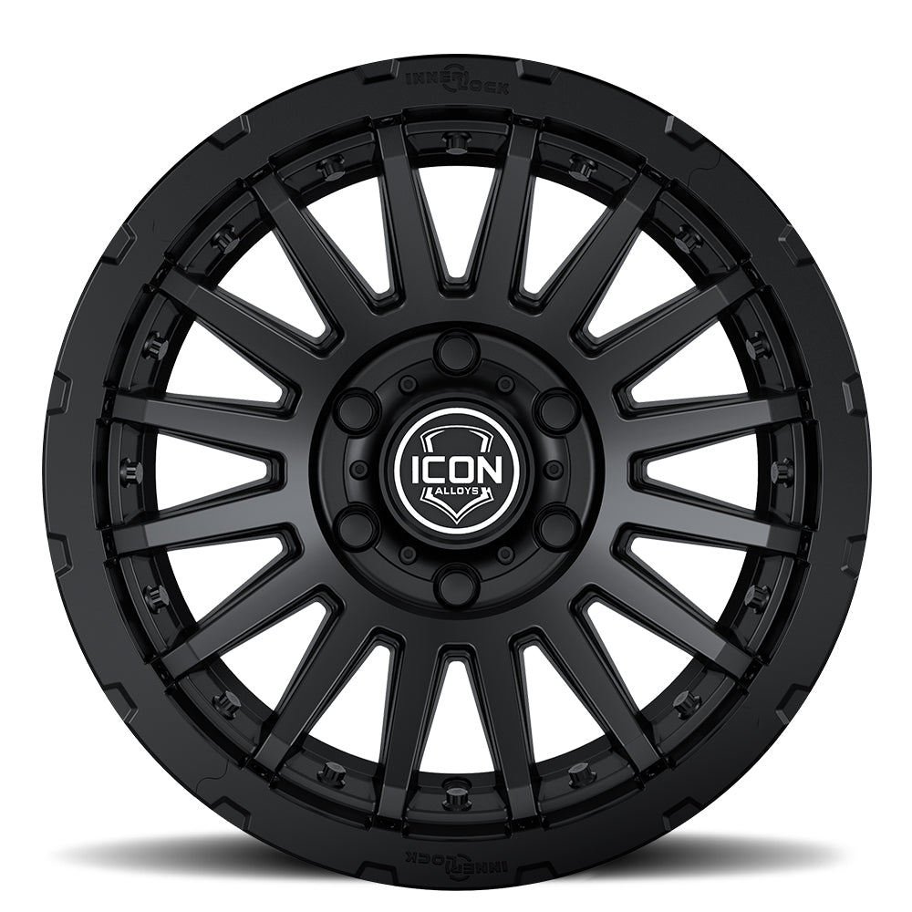 ICON Alloys Recon Pro, Satin Black, 18 x 9 / 6 x 135, 6mm Offset, 5.25" BS