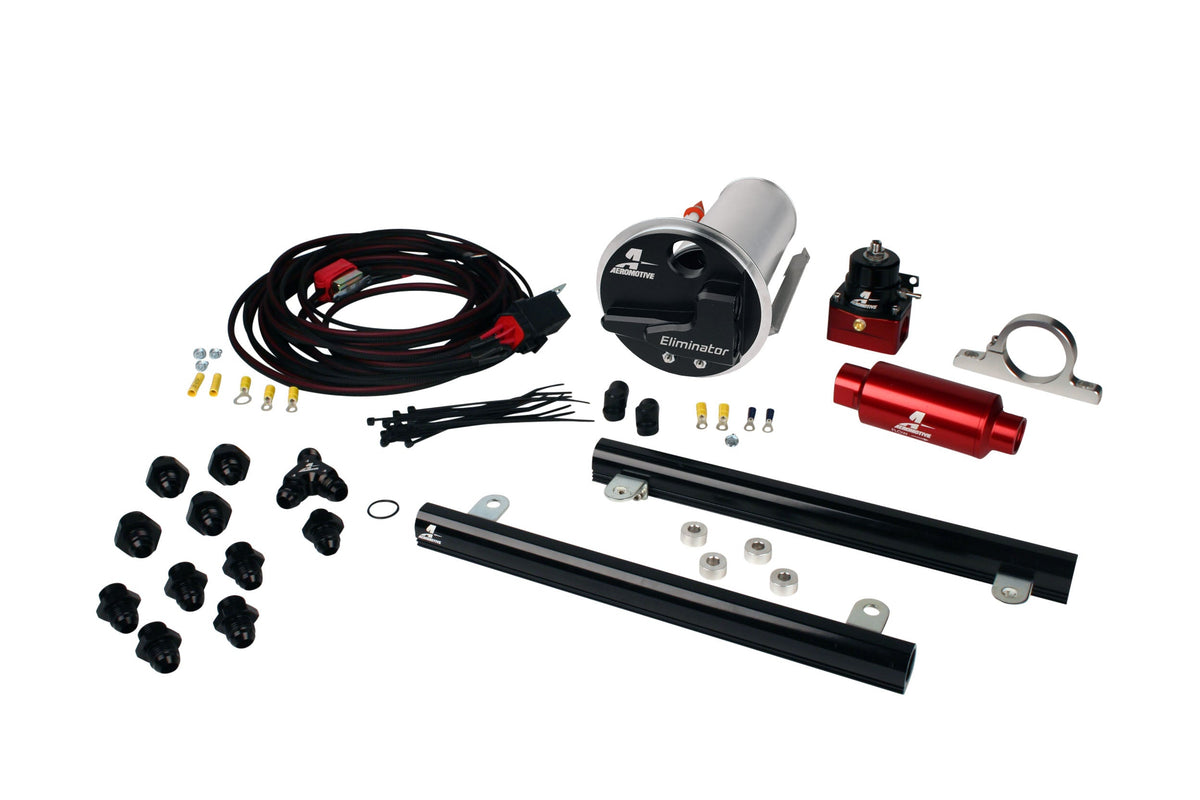 Eliminator In-Tank Race Fuel System with 5.4L CJ Fuel Rails, 07-12 Shelby GT500