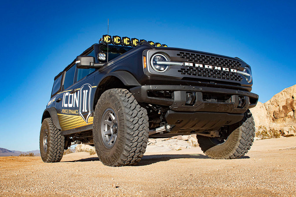 ICON 2021-2026 Ford Bronco, Sasquatch, 2-3" Lift, Stage 6 Suspension System, CDCV, Tubular