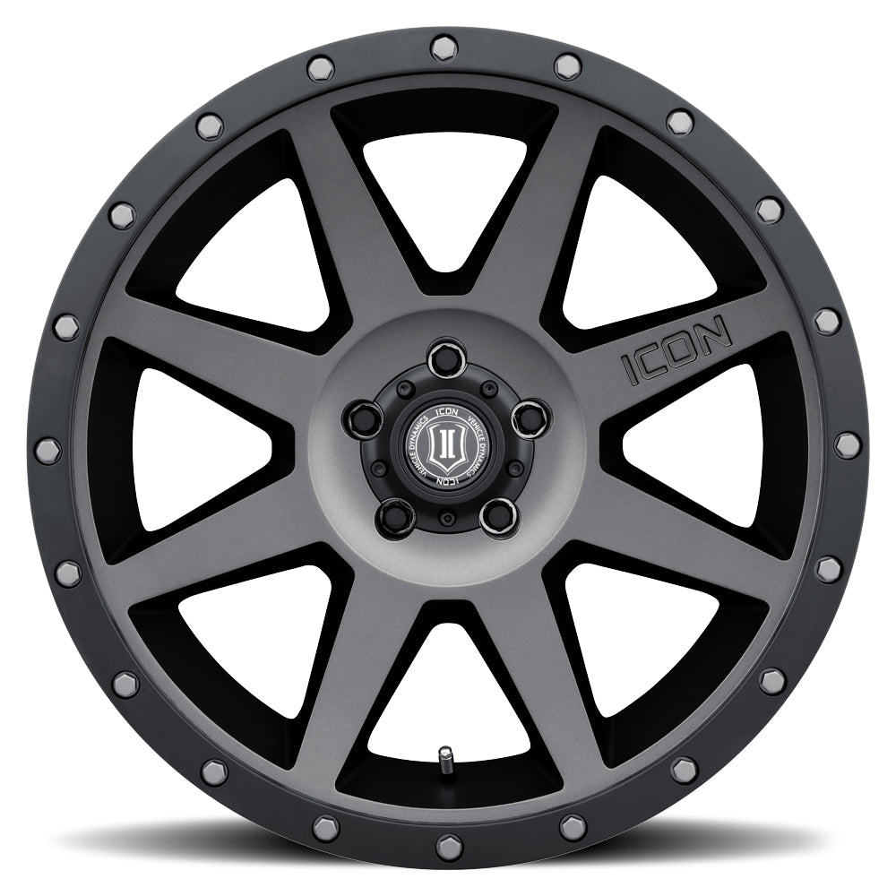 ICON Alloys Rebound, Titanium, 20 x 9 / 6 x 5.5, 16mm Offset, 5.625" BS