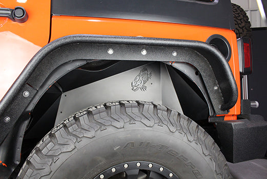 Fishbone Offroad Aluminum Inner Fenders for 2007-2018 Jeep Wrangler FB33073