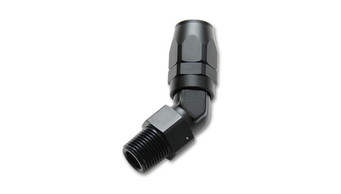Vibrant Male -10AN 45 Degree Hose End Fitting - 3/4-16 Thread (8)