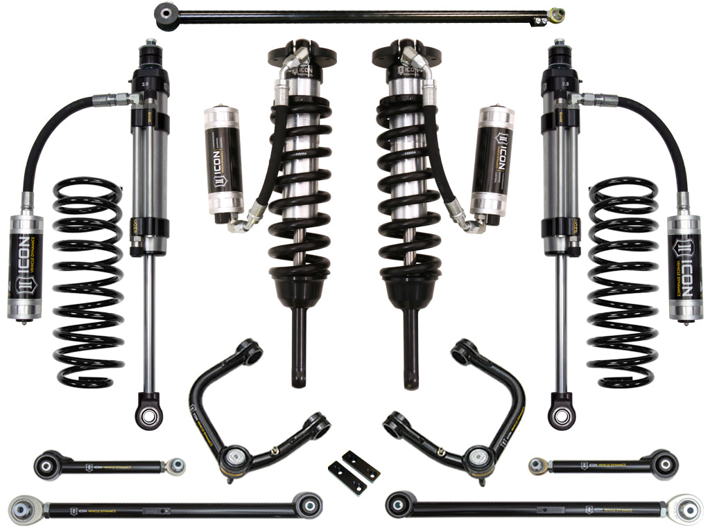 ICON 2010-2024 Toyota 4Runner/2010-2014 Toyota FJ Cruiser, 0-3.5" Lift Stage 8 Suspension System, Tubular UCA