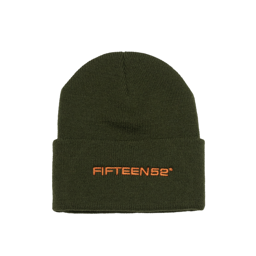 Fineprint Beanie _ Olive