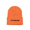 Fineprint Beanie _ Orange