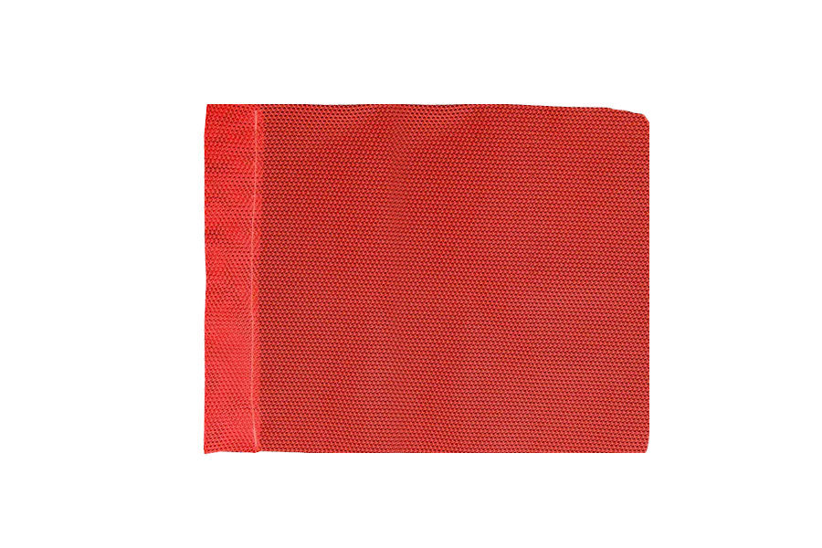 INDF#1 Florescent Orange Industrial Flag.