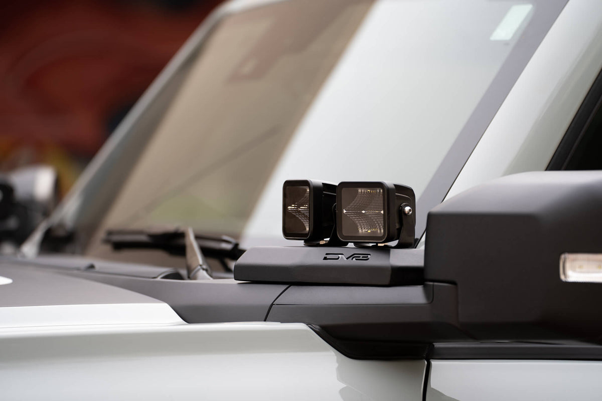 2021-2026 Ford Bronco | A-Pillar Pod Light Mounts