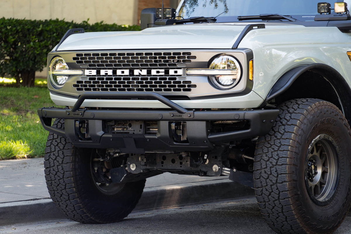 2021-2026 Ford Bronco | Factory Front Bumper License Relocation Bracket | Center