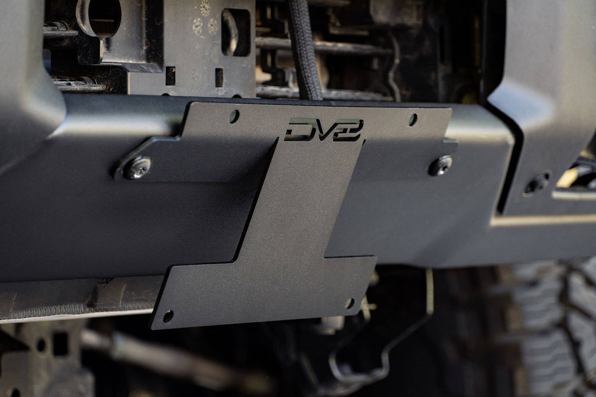 2021-2026 Ford Bronco | Factory Front Bumper License Relocation Bracket | Center