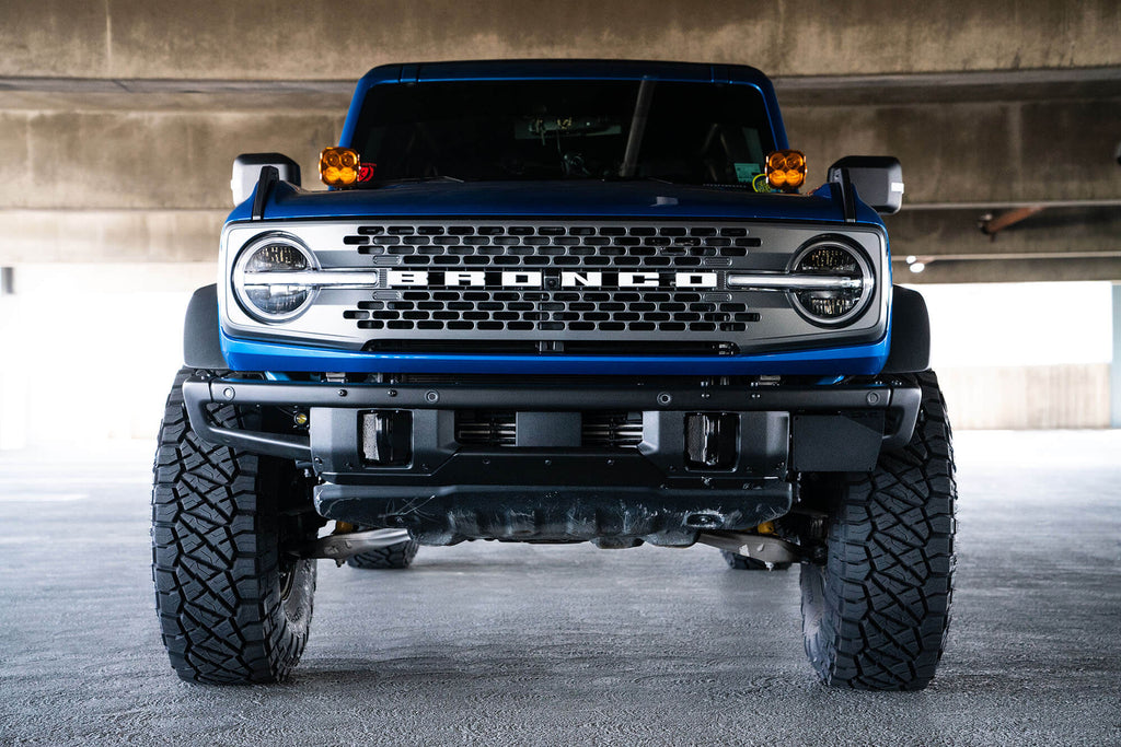 2021-2026 Ford Bronco | Factory Front Bumper License Relocation Bracket | Side