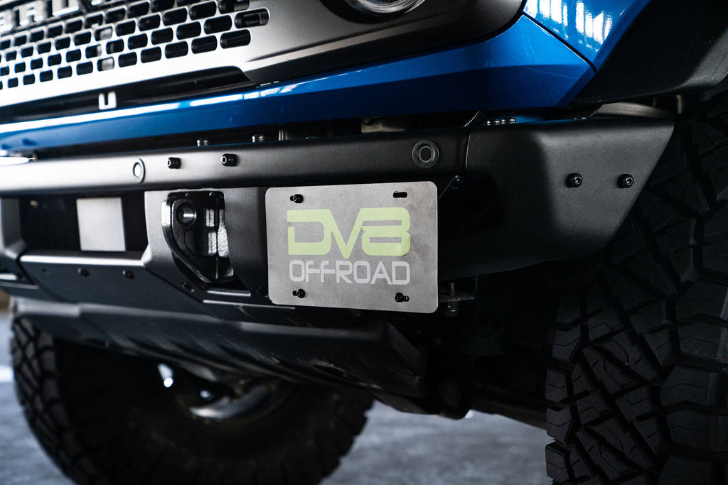 2021-2026 Ford Bronco | Factory Front Bumper License Relocation Bracket | Side