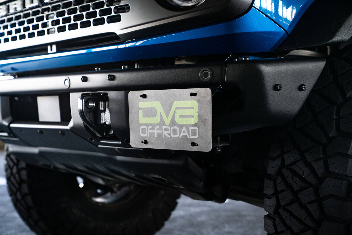 2021-2026 Ford Bronco | Factory Front Bumper License Relocation Bracket | Side