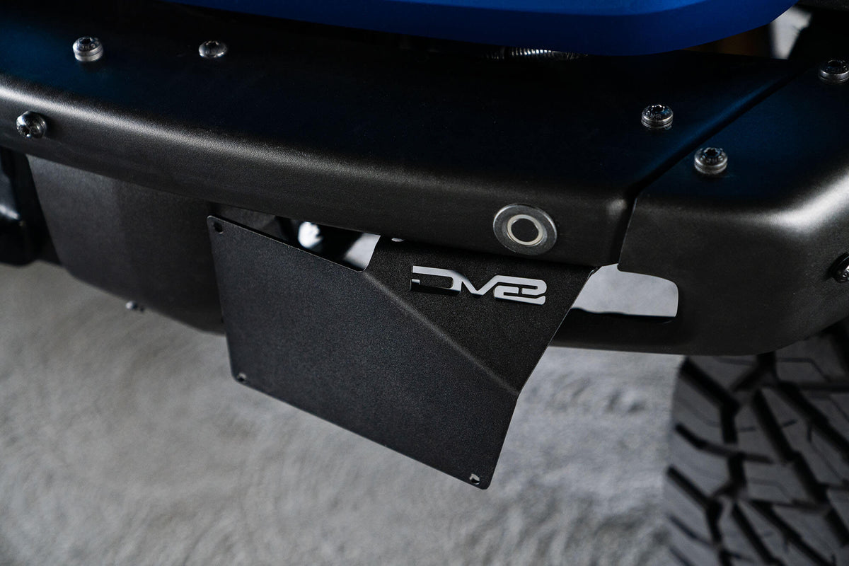 2021-2026 Ford Bronco | Factory Front Bumper License Relocation Bracket | Side