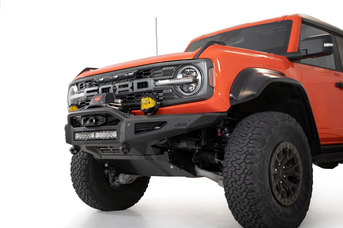 2022-2026 Bronco Raptor Front Skid Plate | Rock Fighter & Bomber Bumpers