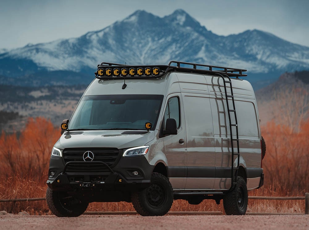 Sprinter Van Side Ladder | Wheel Wrap