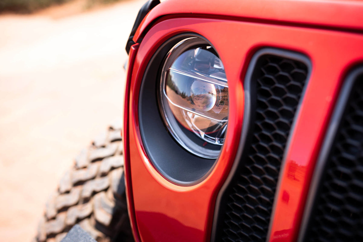 2018-2026 Jeep Wrangler JL & Gladiator JT LED Headlights | Chrome
