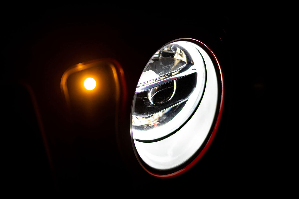 2018-2026 Jeep Wrangler JL & Gladiator JT LED Headlights | Chrome