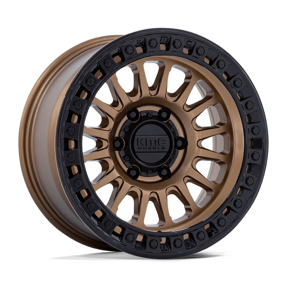 KMC KM552 MATTE BRONZE W GLOSS BLACK LIP IMS Wheel