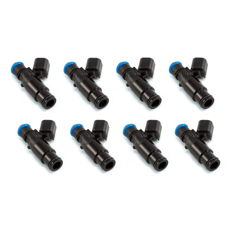 Injector Dynamics 1750-XDS - Dodge 300C SRT-8 6.4L 14mm (Black) BOTTOM Adaptor - Set of 8