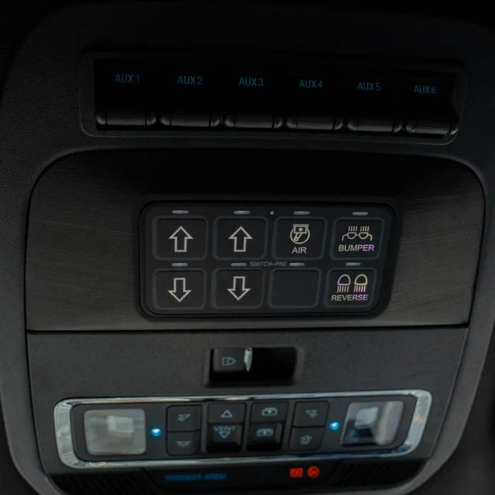 SDHQ 2023-Current FORD F250/F350 SDHQ BUILT 3D PRINTED SUNGLASS KEYPAD MOUNT CONVERSION)