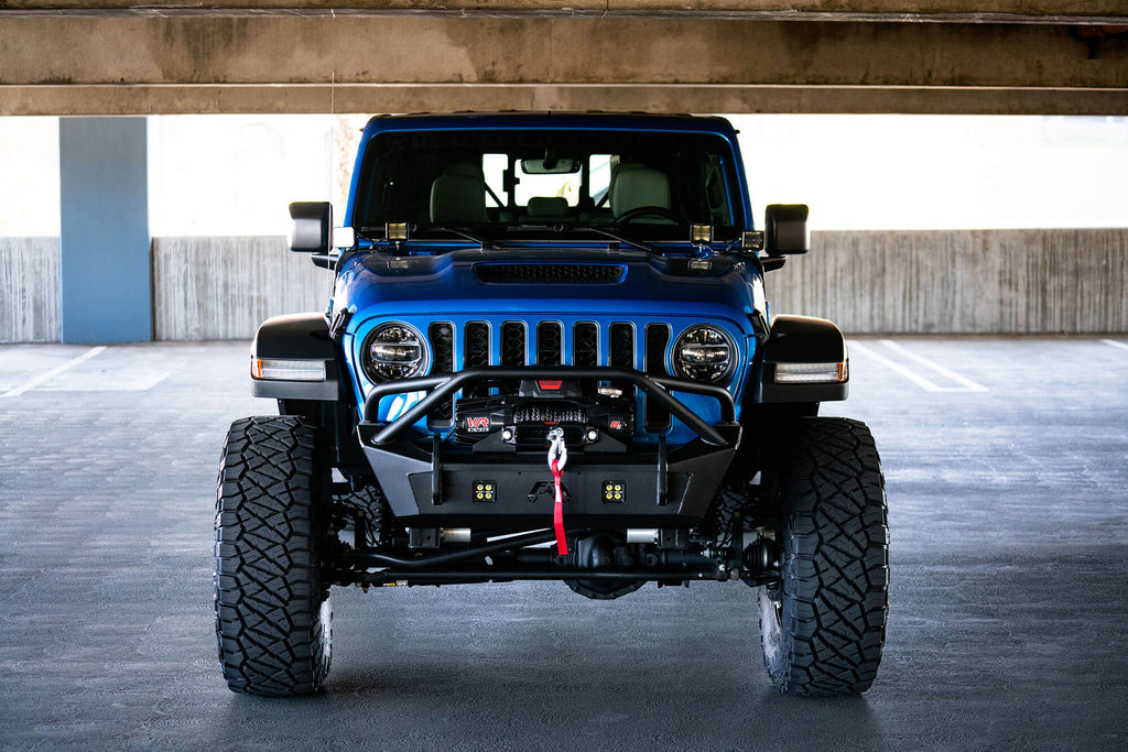 2018-2026 Jeep Wrangler JL & Gladiator JT Dual Pod Light Mounts for Performance Hood