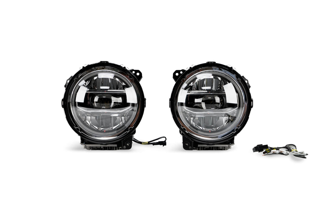 2018-2026 Jeep Wrangler JL & Gladiator JT LED Headlights | Chrome