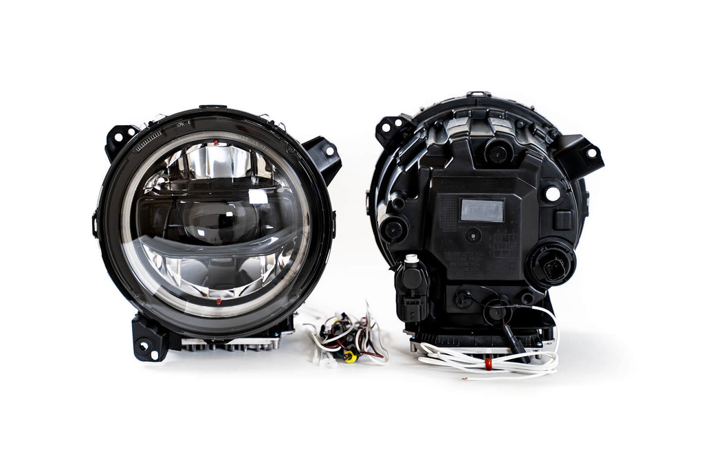 2018-2026 Jeep Wrangler JL & Gladiator JT LED Headlights | Black