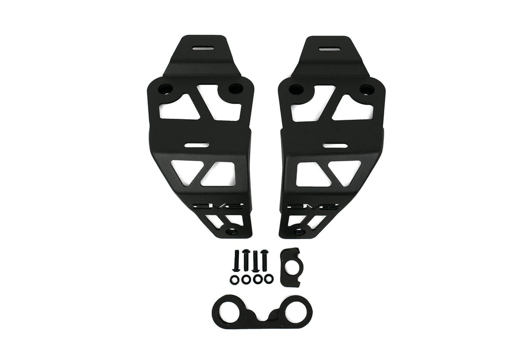 2018-2026 Jeep Wrangler JL & Gladiator JT Dual Pod Light Mounts for Performance Hood