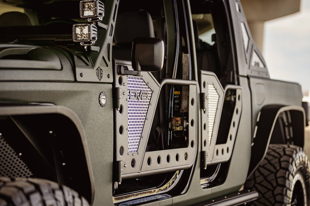 2018-2025 Jeep JL & 2020-2025 JT Rear Rock Doors