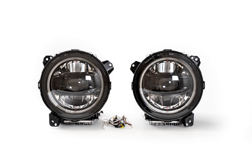 2018-2026 Jeep Wrangler JL & Gladiator JT LED Headlights | Black